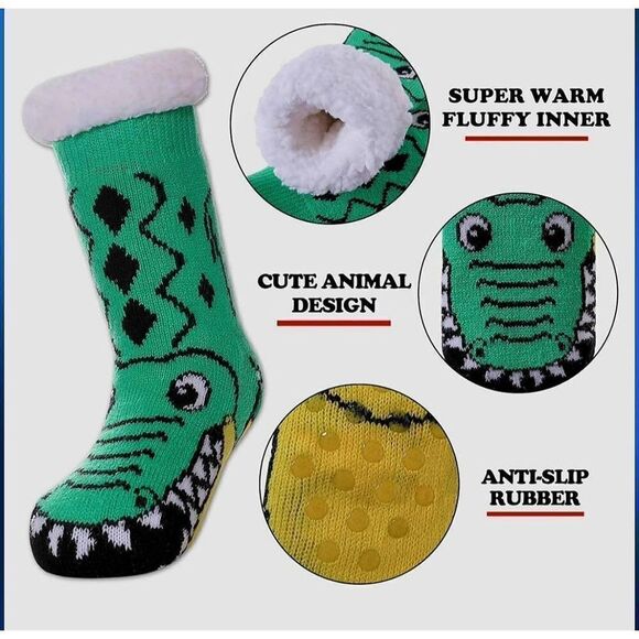 NWT SWEET HOME KIDS SLIPPER SOCKS - Picture 1 of 4